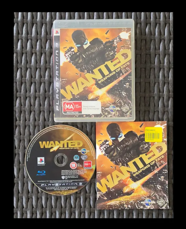 2009 Wanted: Weapons of Fate PS3 Australian Release Complete