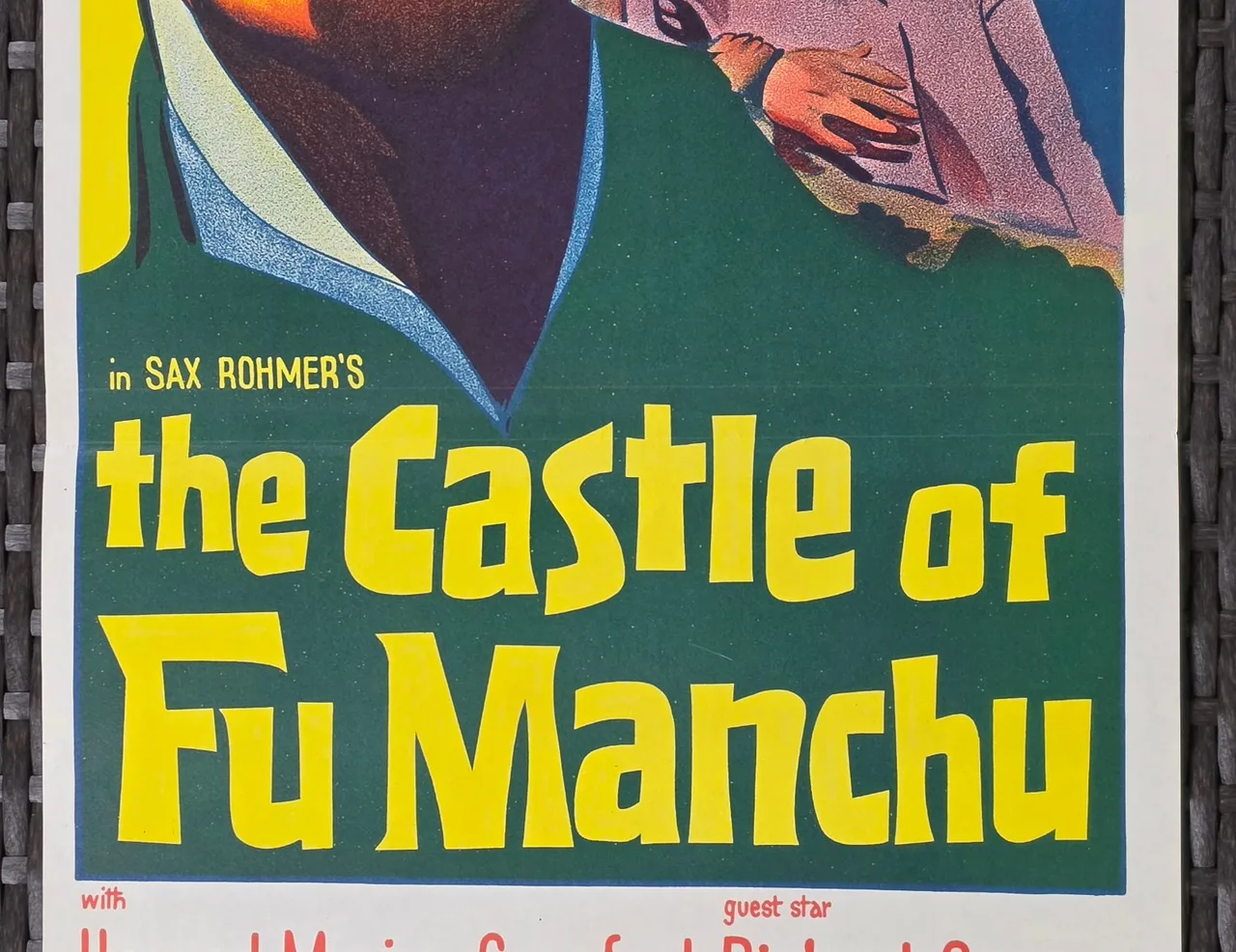 1969 The Castle of Fu Manchu Original Australian Daybill Christopher Lee — photo 6