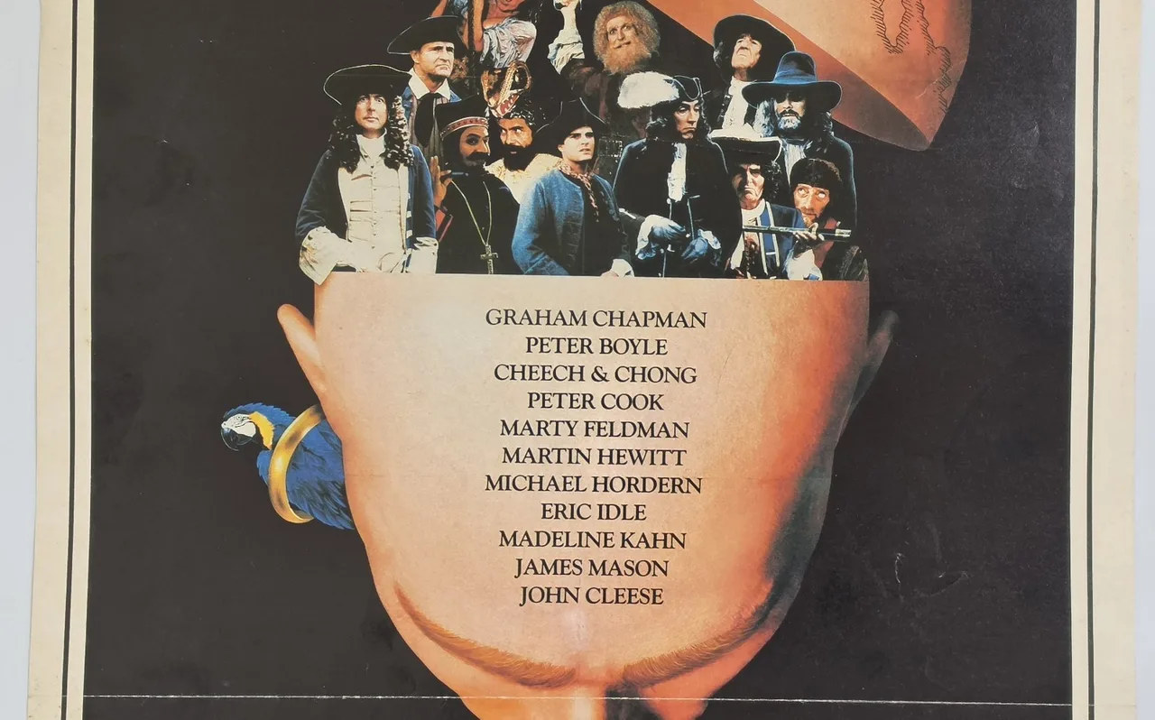 1983 Original Australian Daybill Yellowbeard Monty Python Comedy VG – photo 6