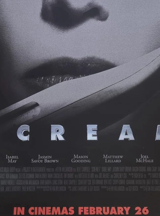 Scream 7 2026 Original Australian One Sheet 27x40 DS Neve Campbell Horror – photo 11