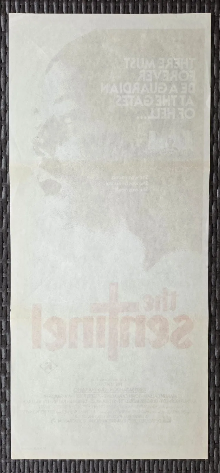 The Sentinel 1977 Original Australian Daybill Horror Movie Poster — photo 7