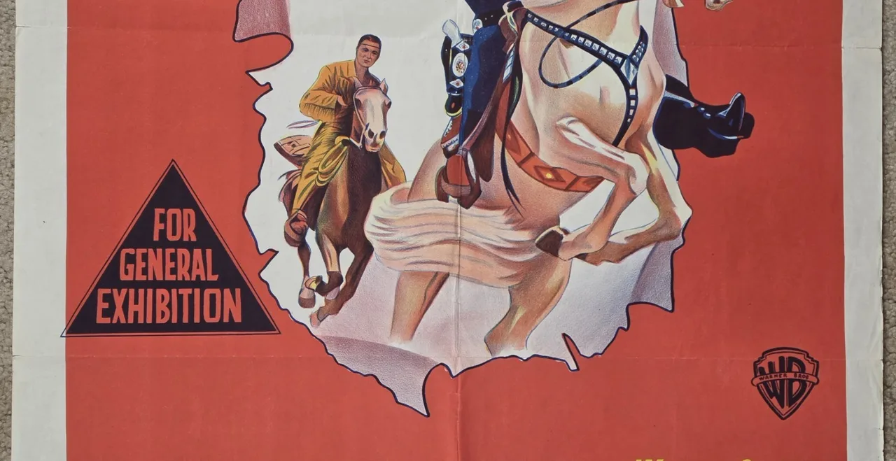 1956 The Lone Ranger Original SS Australian One Sheet Movie Poster Clayton Moore – photo 5