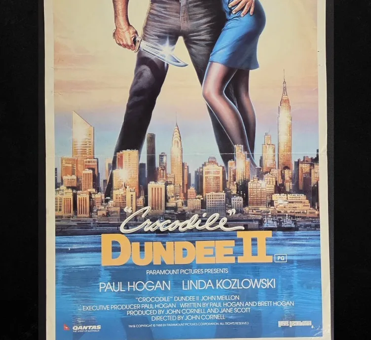 1988 Crocodile Dundee II Orig Australian Daybill Paul Hogan (Crocodile Dundee)VG – photo 9