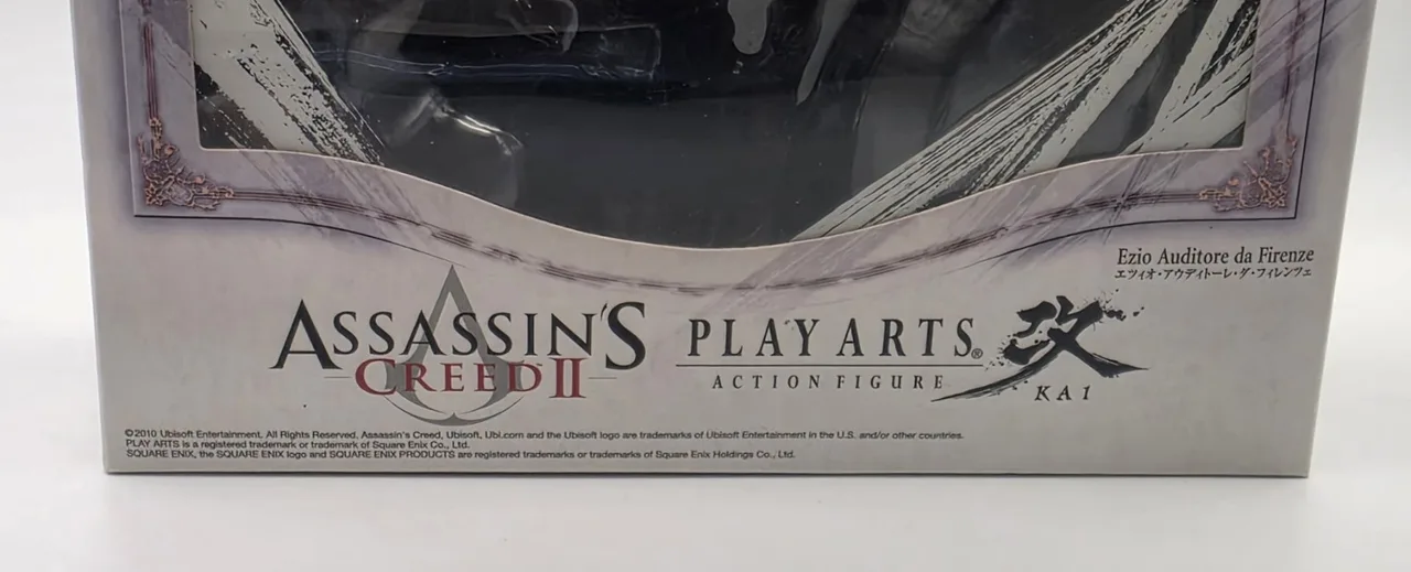 2010 Assassin's Creed II Play Arts Kai Ezio Auditore Factory Sealed Figure – photo 9