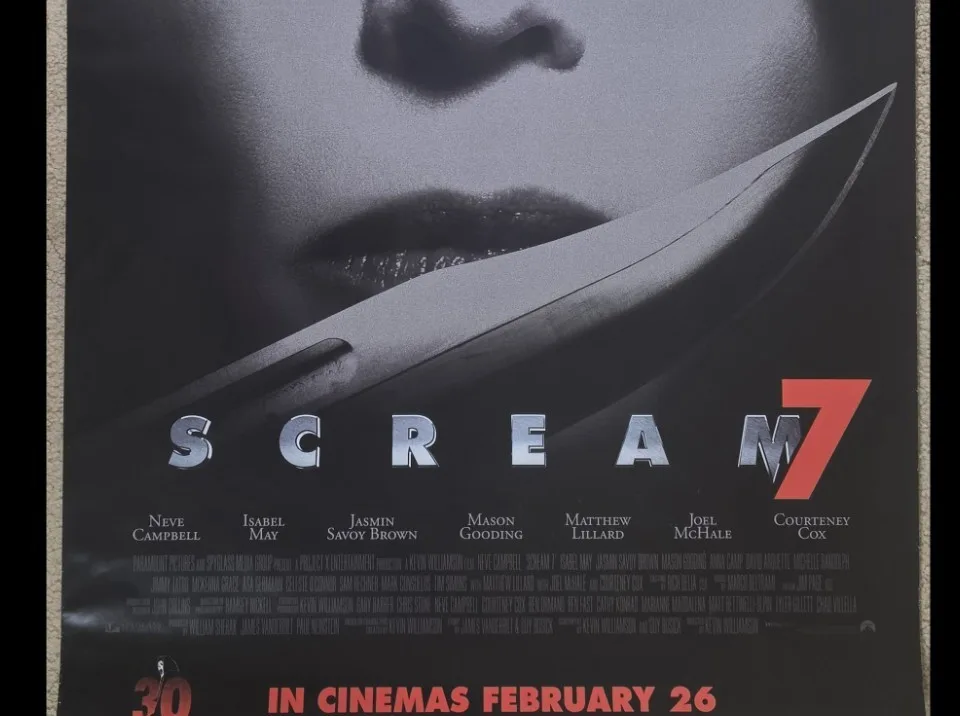 Scream 7 2026 Original Australian One Sheet 27x40 DS Neve Campbell Horror – photo 9