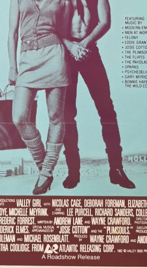 Valley Girl 1983 Original Australian Daybill Movie Poster Nicolas Cage 80s – photo 7
