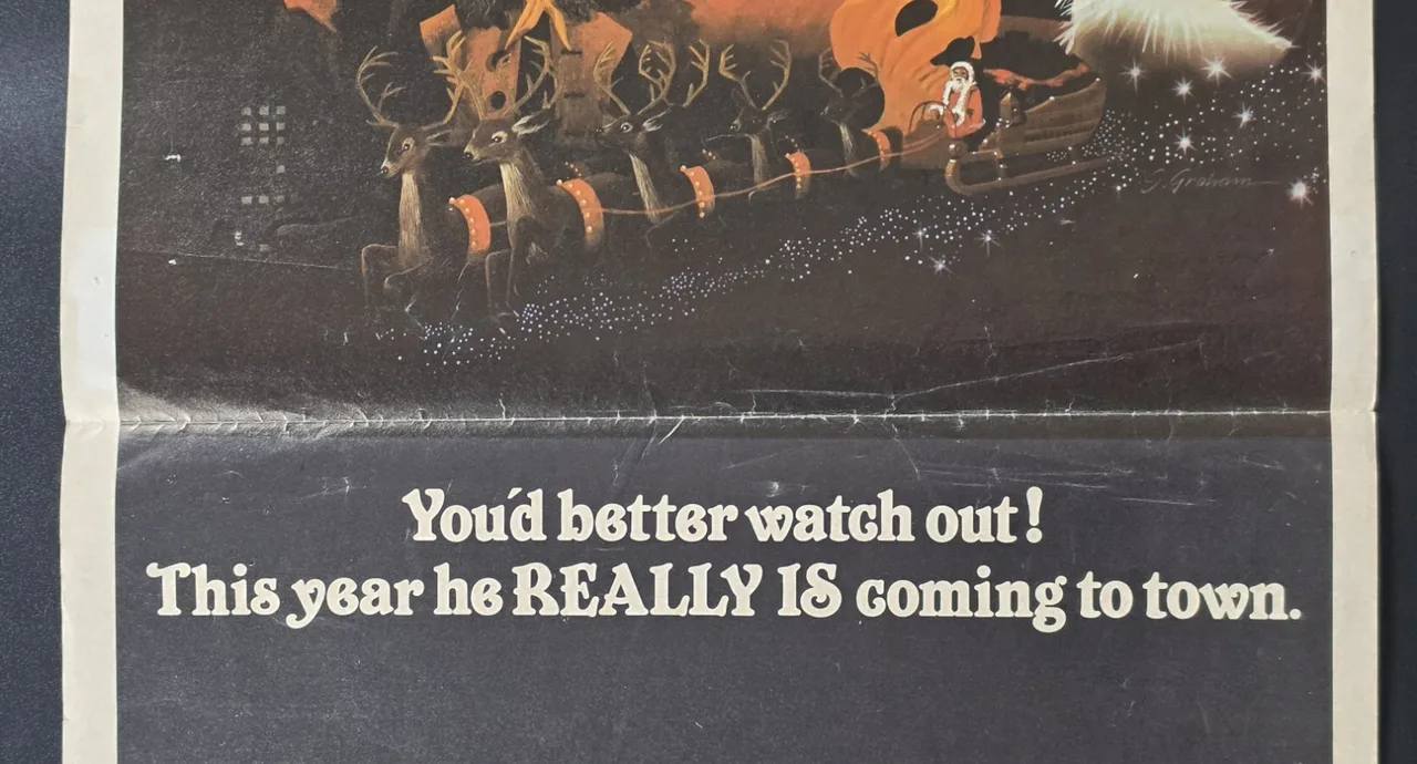 1985 Santa Claus: The Movie Original Australian Daybill Movie Poster VG – photo 5