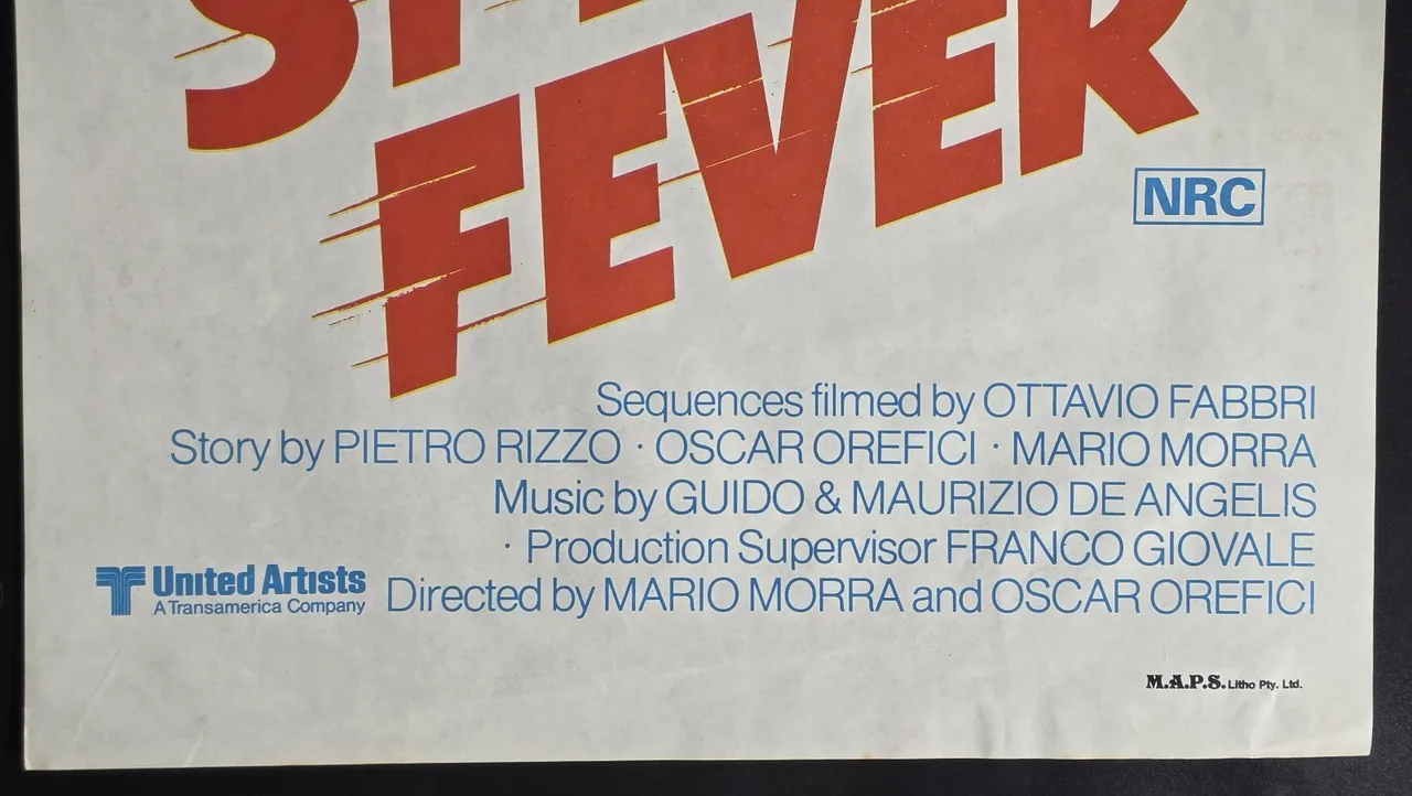 1978 Formula 1 Speed Fever Original Australian Daybill Movie Poster Racing VG+ – photo 3