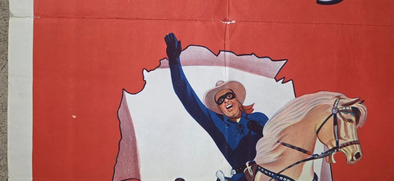1956 The Lone Ranger Original SS Australian One Sheet Movie Poster Clayton Moore – photo 10