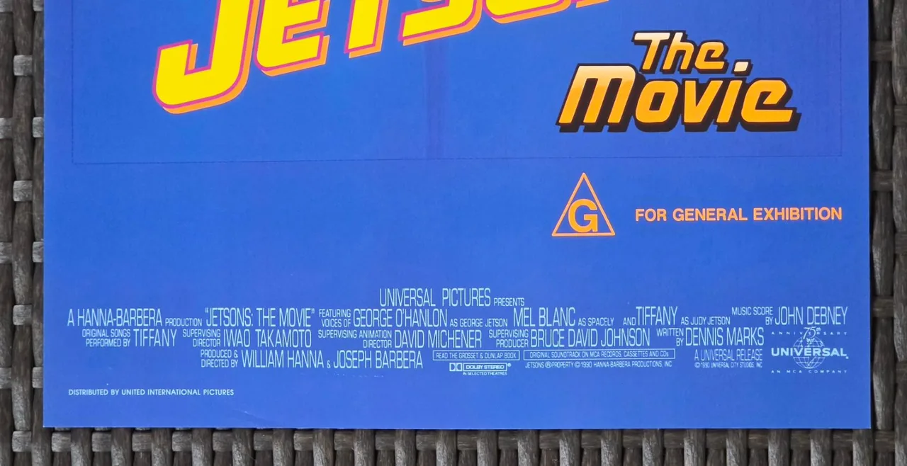 Jetsons: The Movie 1990 Original Australian Daybill Movie Poster Hanna-Barbera — photo 6