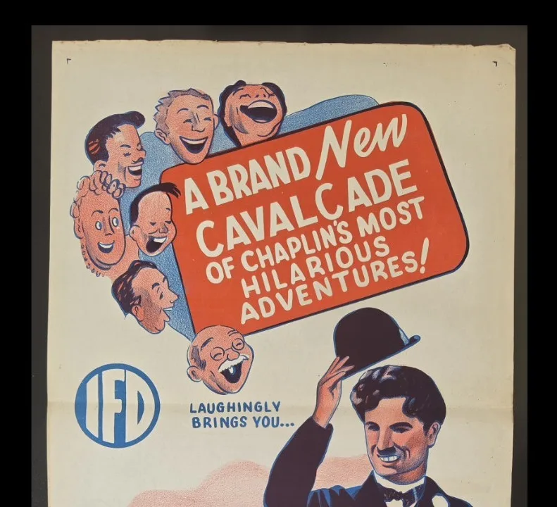 1955 The Charlie Chaplin Festival Original Australian Daybill Poster VG Rare – photo 6