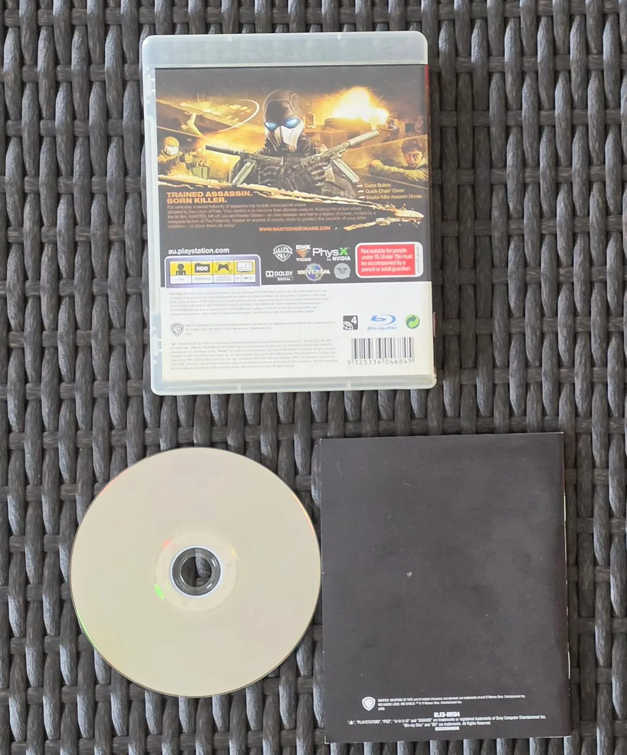 2009 Wanted: Weapons of Fate PS3 Australian Release Complete — photo 6