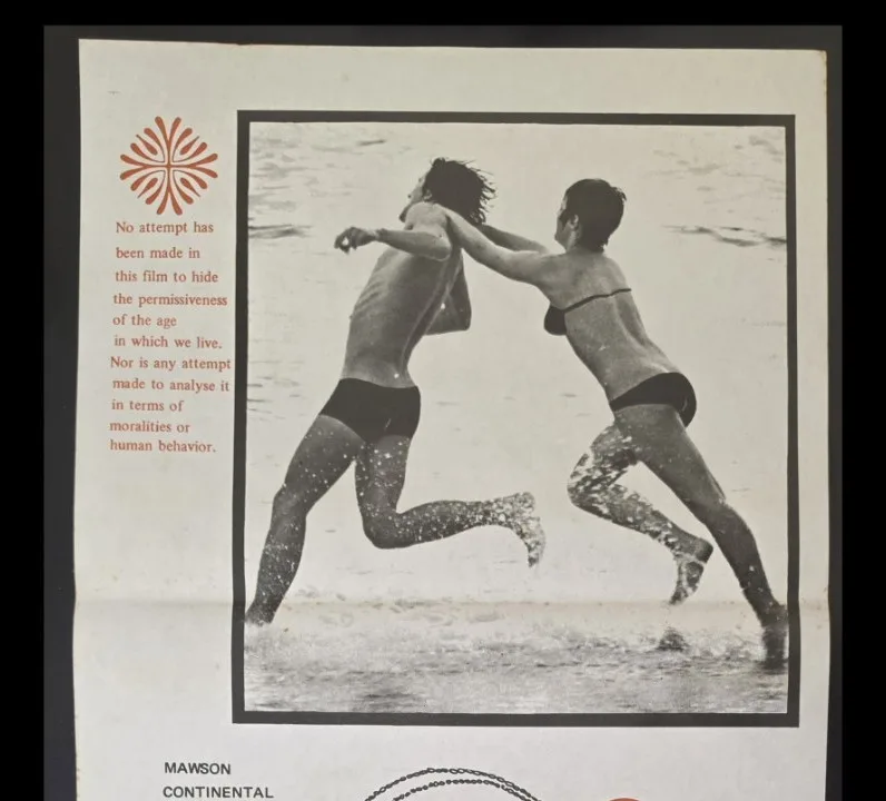 1970 The Set Original Australian Daybill Movie Poster Adults Frank Brittain VG – photo 8