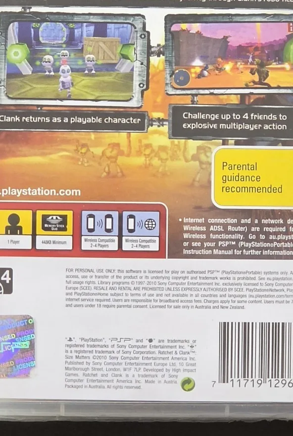 Ratchet & Clank Size Matters PSP Essentials Factory Sealed PAL Australian NEW – photo 8