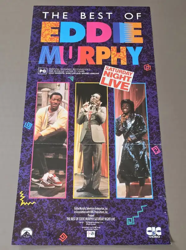 The Best of Eddie Murphy 1989 Australian Video Promo Poster SNL CIC