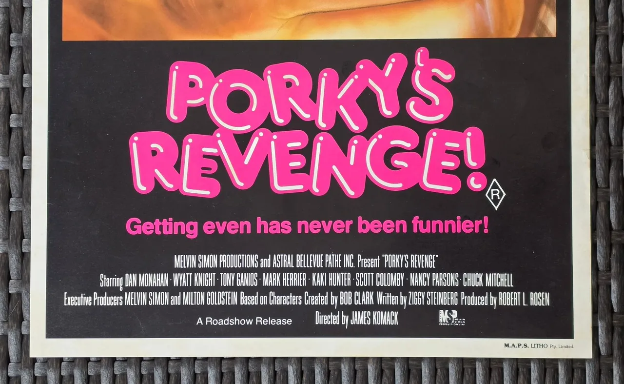 Porky's Revenge 1985 Original Australian Daybill Movie Poster Comedy — photo 6