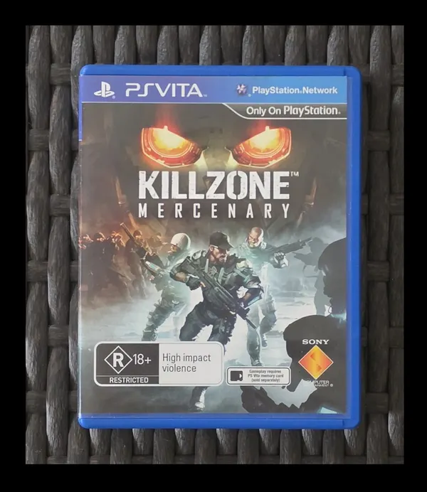2013 Killzone Mercenary PS Vita Australian Release R18+ No Manual
