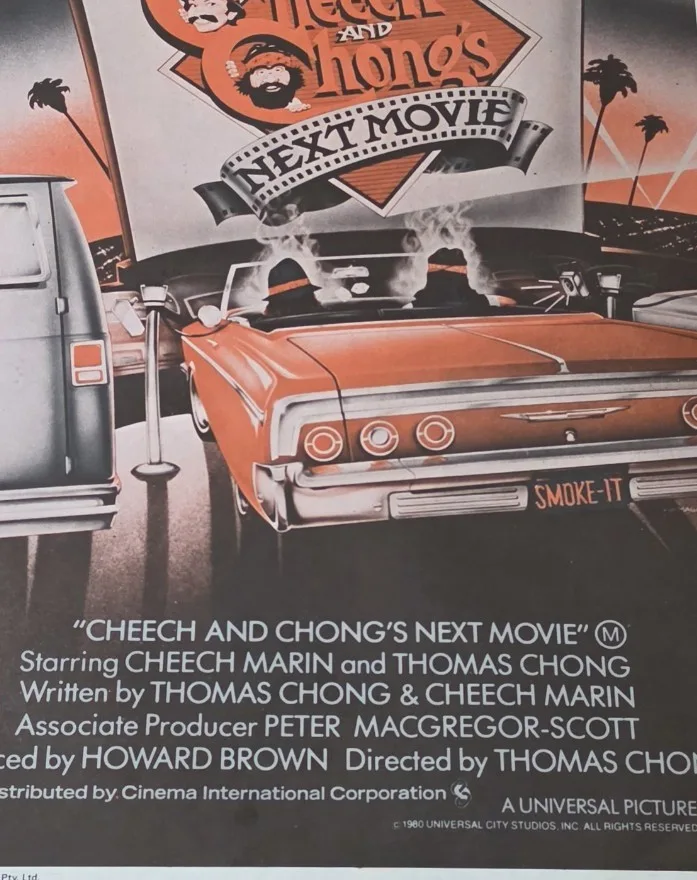 Cheech & Chong's Next Movie 1980 Australian Daybill Poster Original B – photo 5