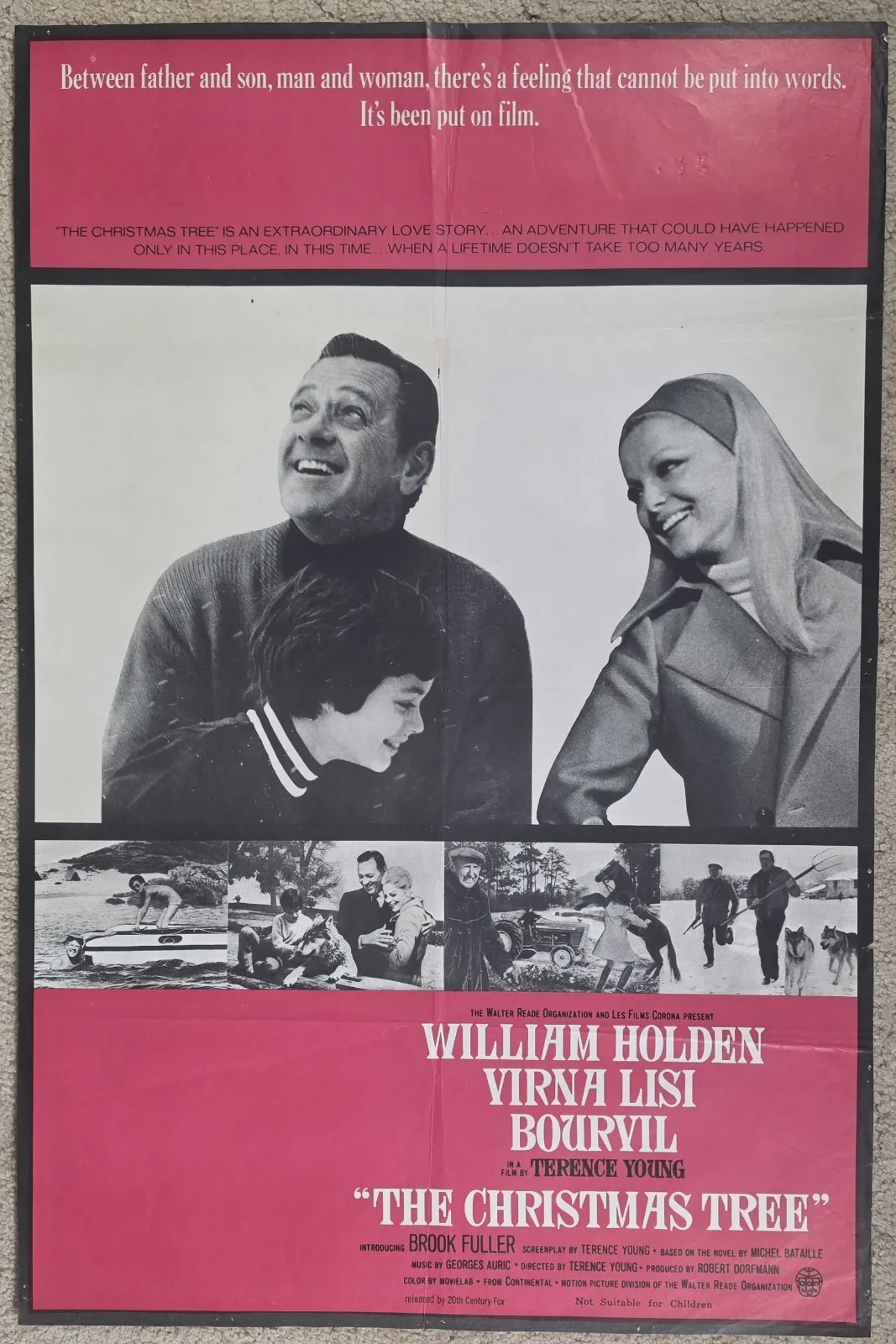 The Christmas Tree 1969 Original Australian One Sheet 27x40Poster William Holden – photo 2