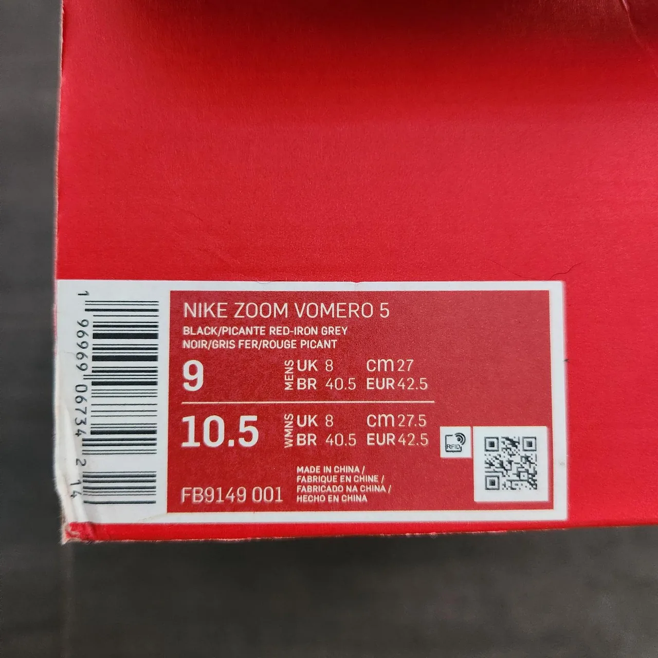 💯 Nike Zoom Vomero 5 - US MEN'S 9 - UNISEX — photo 5
