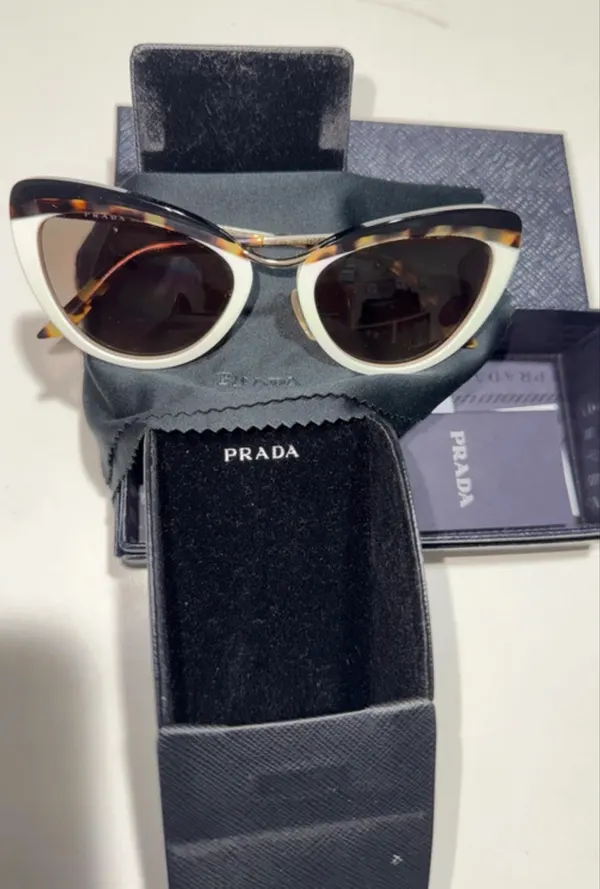 Authentic Prada PR 25XS cat-eye sunglasses