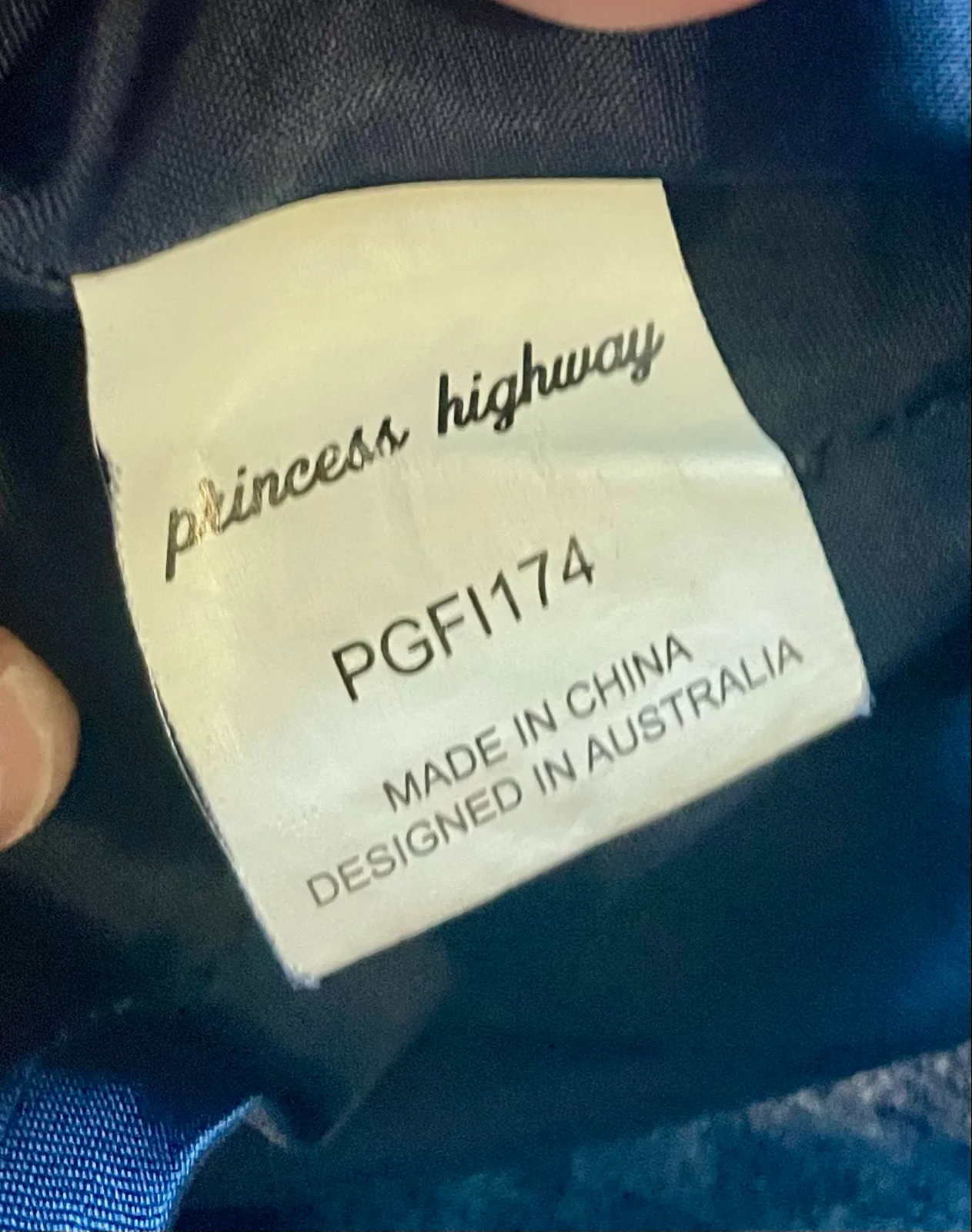 Princess Highway Navy Floral Cotton Dress Size 12 – photo 6