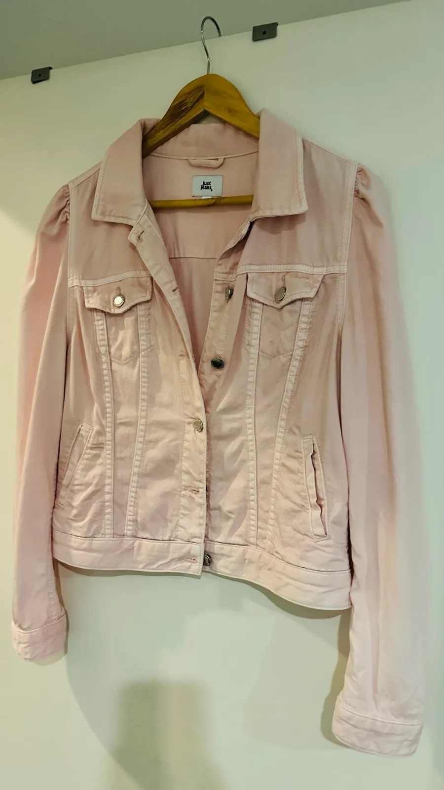 Just Jeans Women's Blush Pink Denim Jacket — photo 4