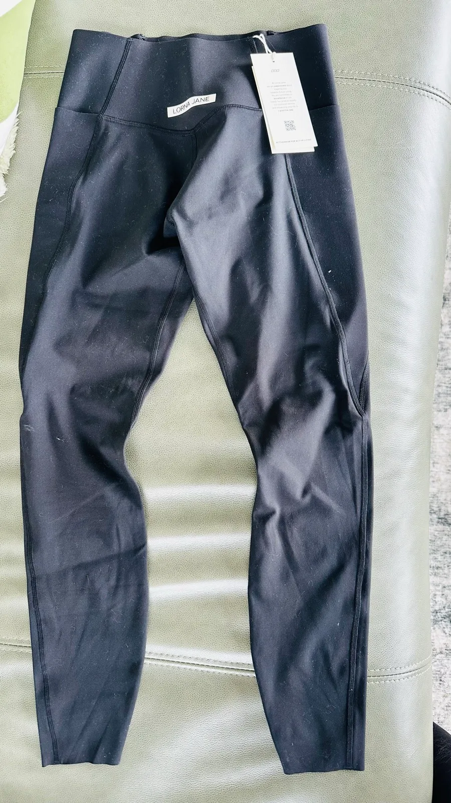 Lorna Jane Sculpt & Support No Ride Ankle Biter Leggings | Size S | Black | BNWT — photo 4