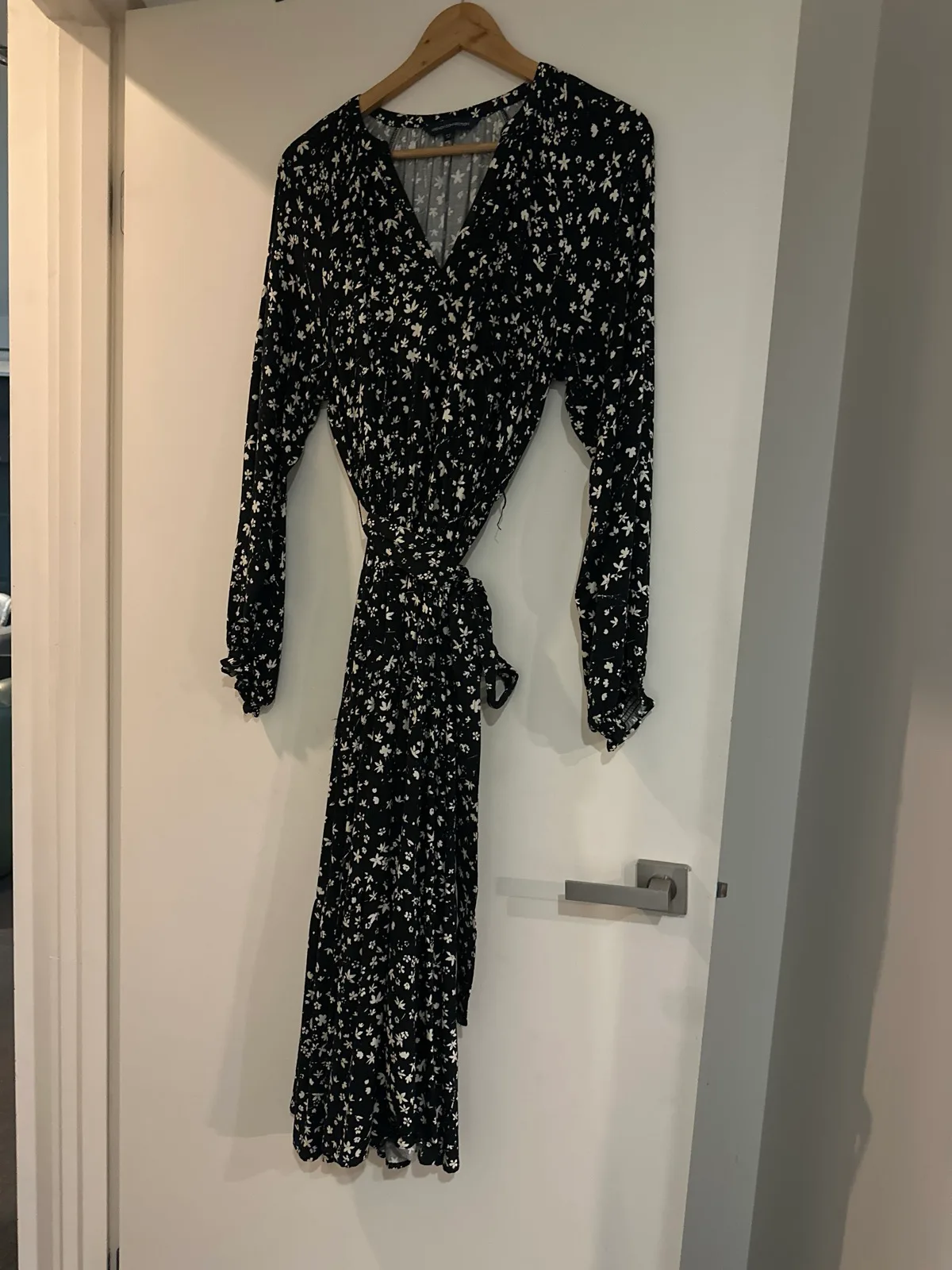 French Connection Floral Wrap Maxi Dress - Size 12 — photo 5