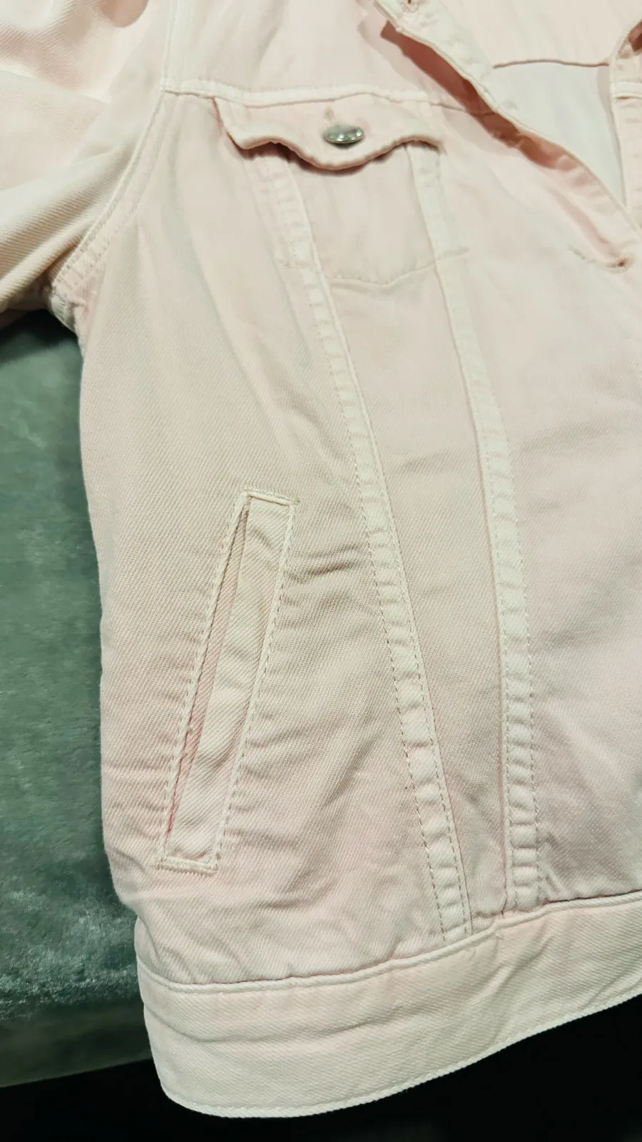 Just Jeans Women's Blush Pink Denim Jacket — photo 3