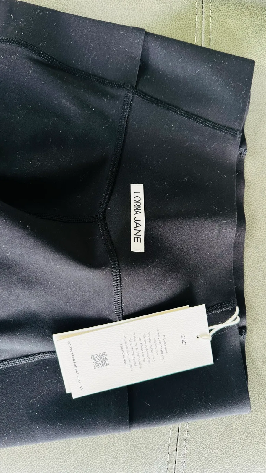 Lorna Jane Sculpt & Support No Ride Ankle Biter Leggings | Size S | Black | BNWT — photo 5