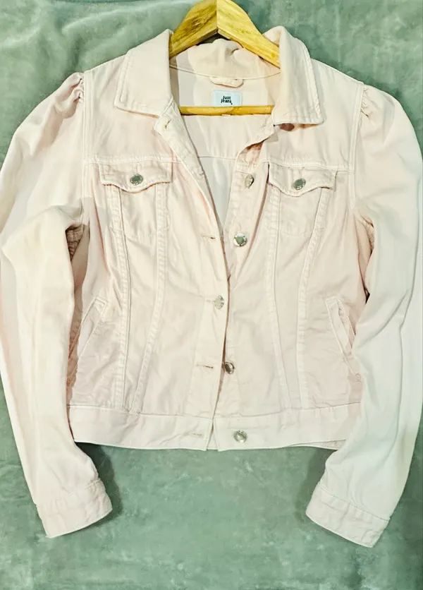 Just Jeans Women's Blush Pink Denim Jacket
