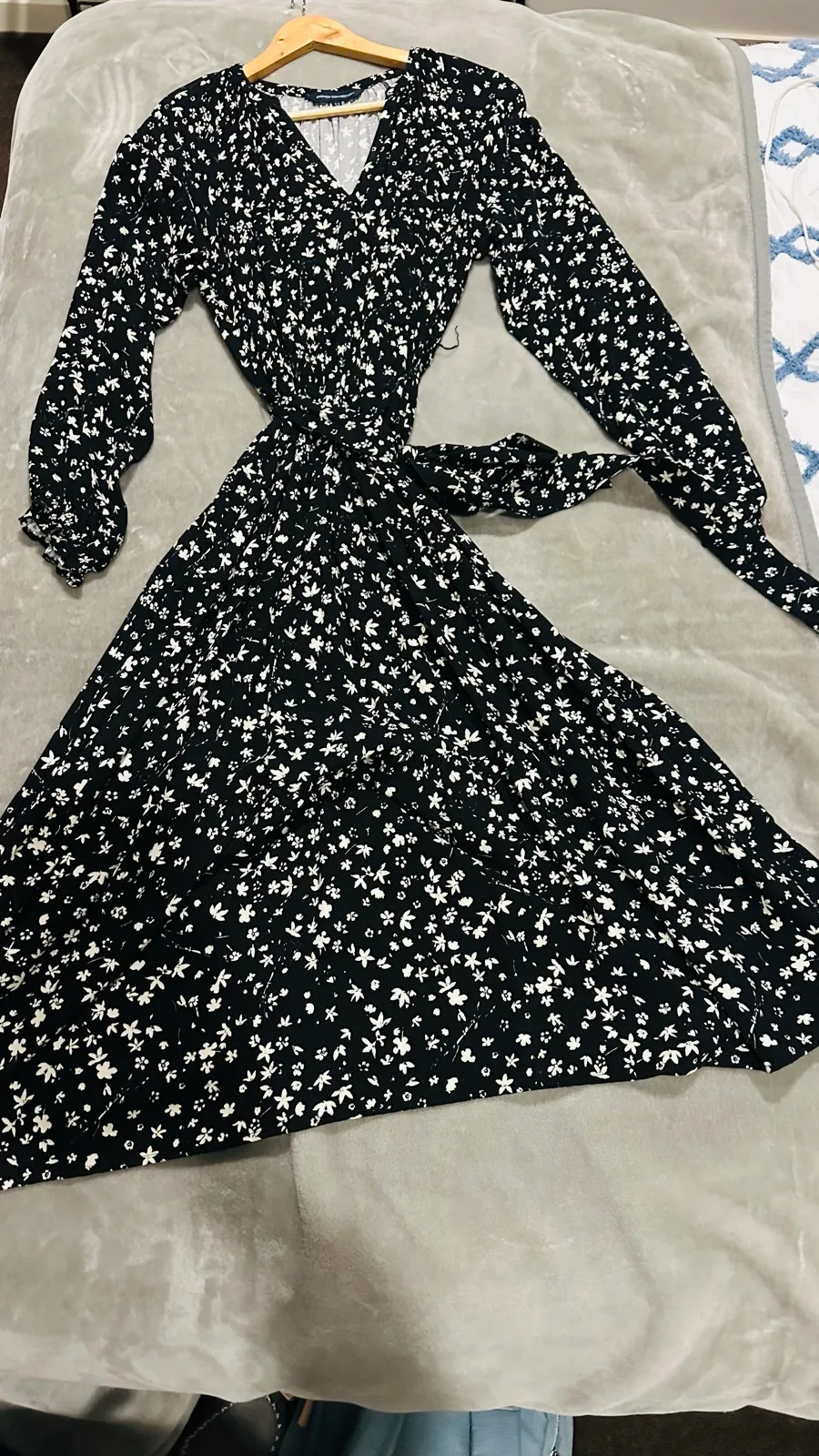 French Connection Floral Wrap Maxi Dress - Size 12 — photo 2