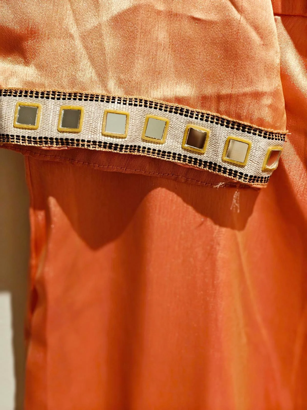 Peach Anarkali Dress with Bandhej Dupatta – photo 2
