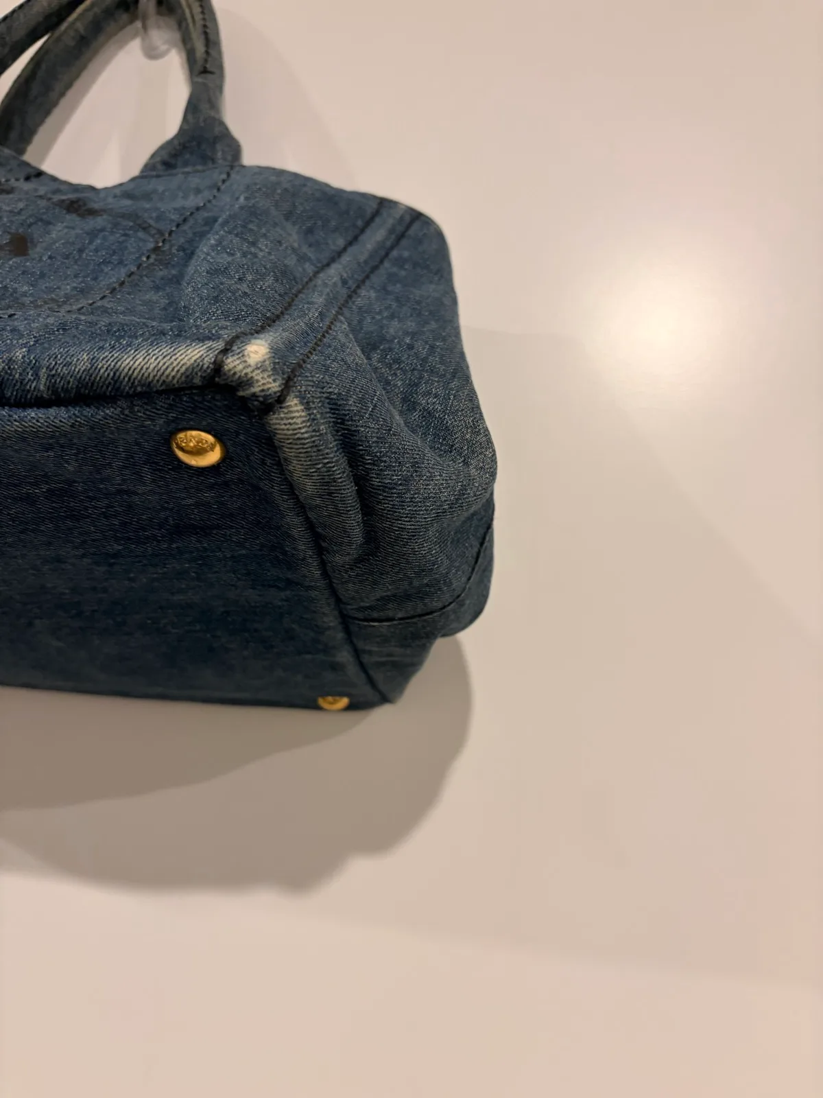 Prada campana denim tote — photo 4