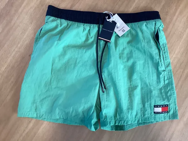 Tommy Hilfiger Swim shorts green size large New with tags