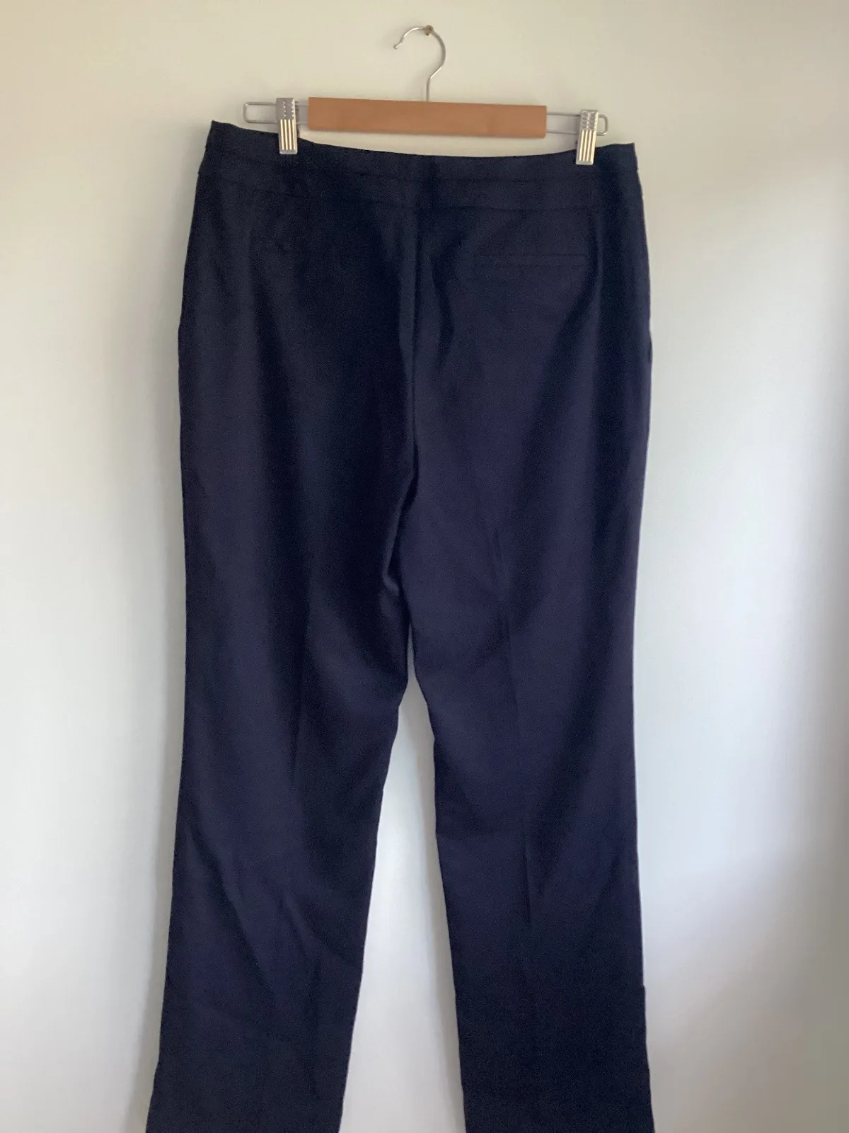 New Navy straight leg pants Size 12. Workfare by Jacquie E — photo 2