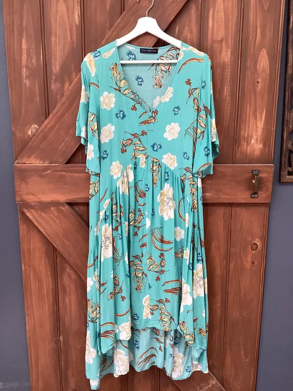 Zen Garden ladies midi dress Size 12 Good Condition.