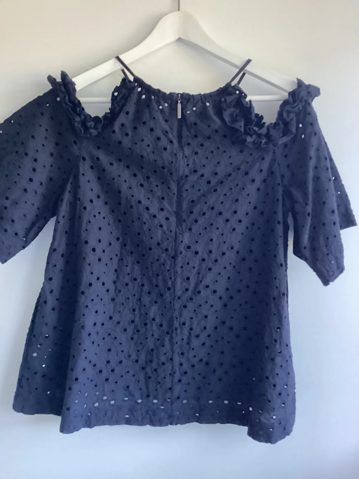 Seed Heritage Cotton top Size 10. Good Condition Navy — photo 3