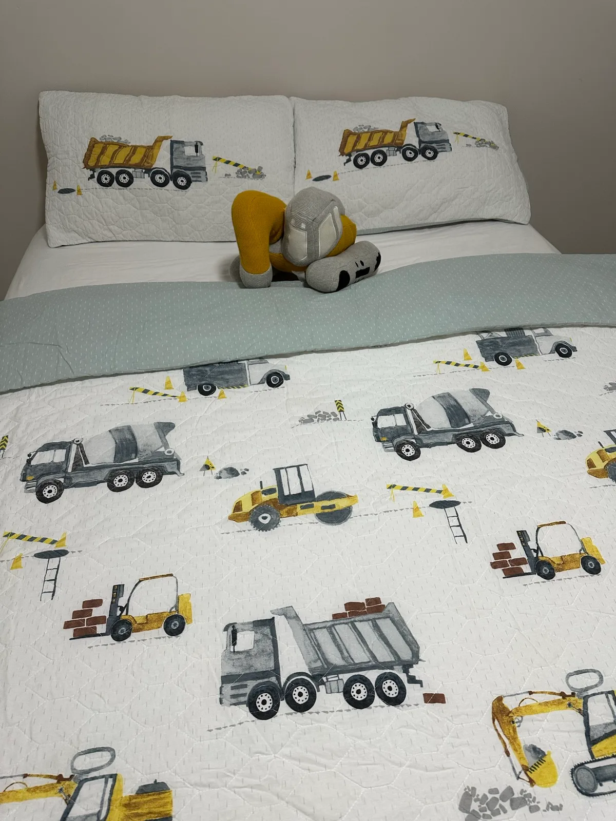 Adairs Kids Double Bed Under Construction Bundle — photo 2