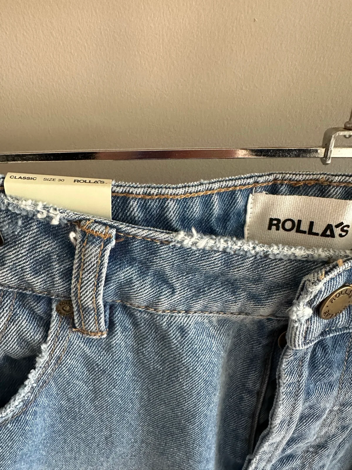 Ladies Rolla’s Classic Straight High Rise Jeans - size 30 - AUS 12 — photo 2