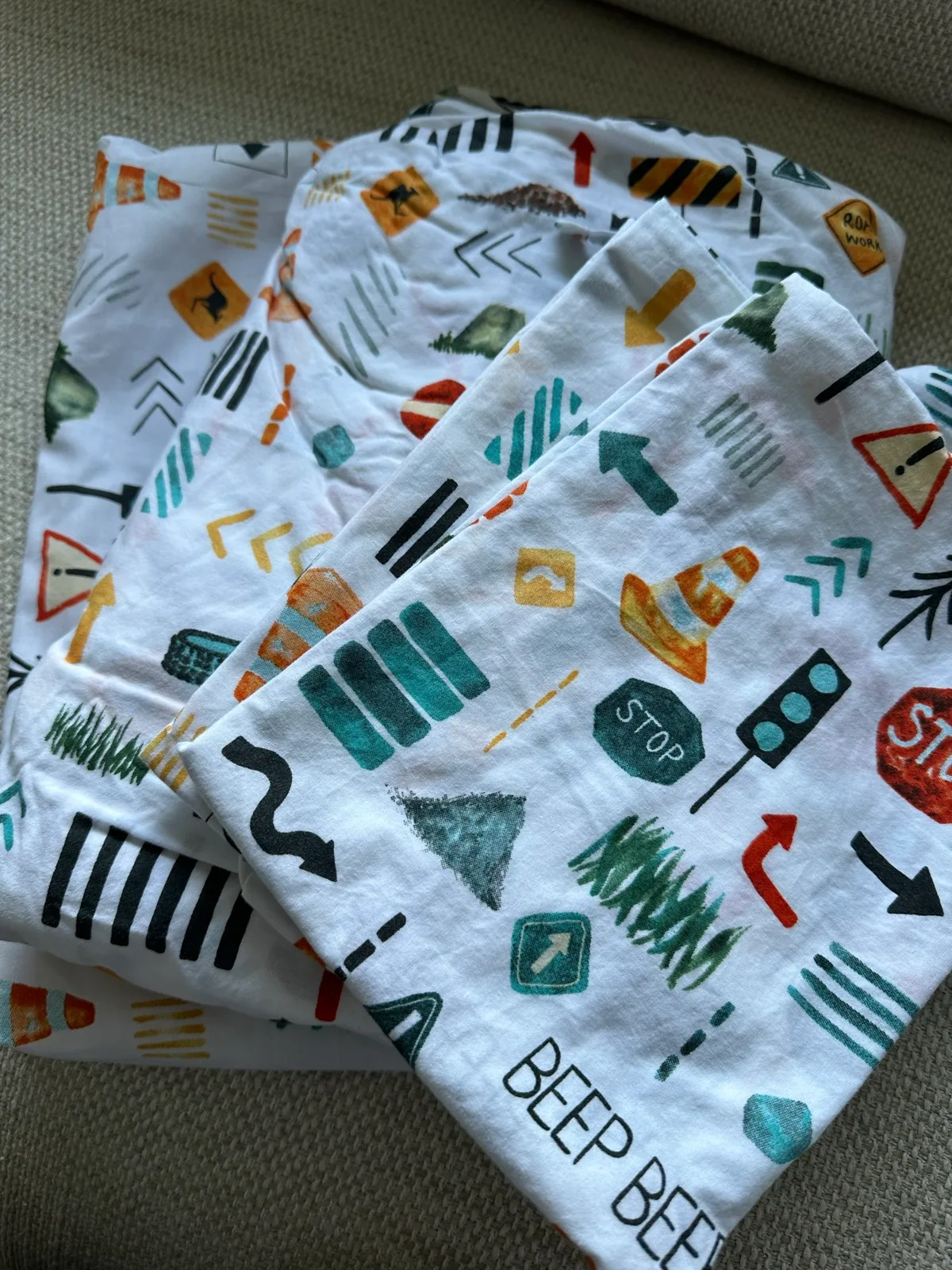 Adairs Kids Double Bed Under Construction Bundle — photo 6