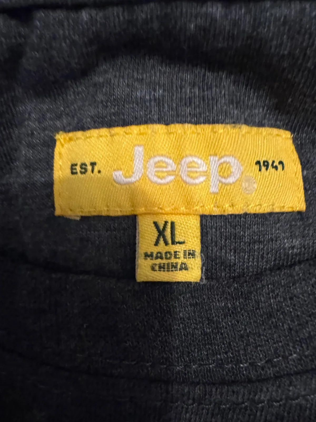 Jeep tshirt sz L Grey Men’s – photo 3
