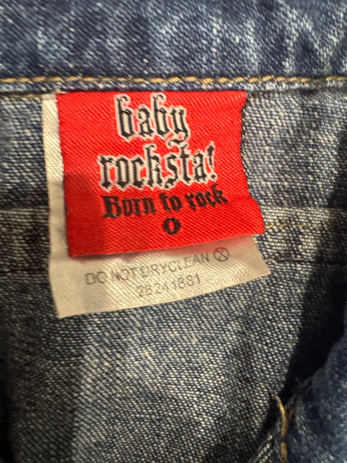 Baby rockstar denim jacket 0 vintage — photo 4
