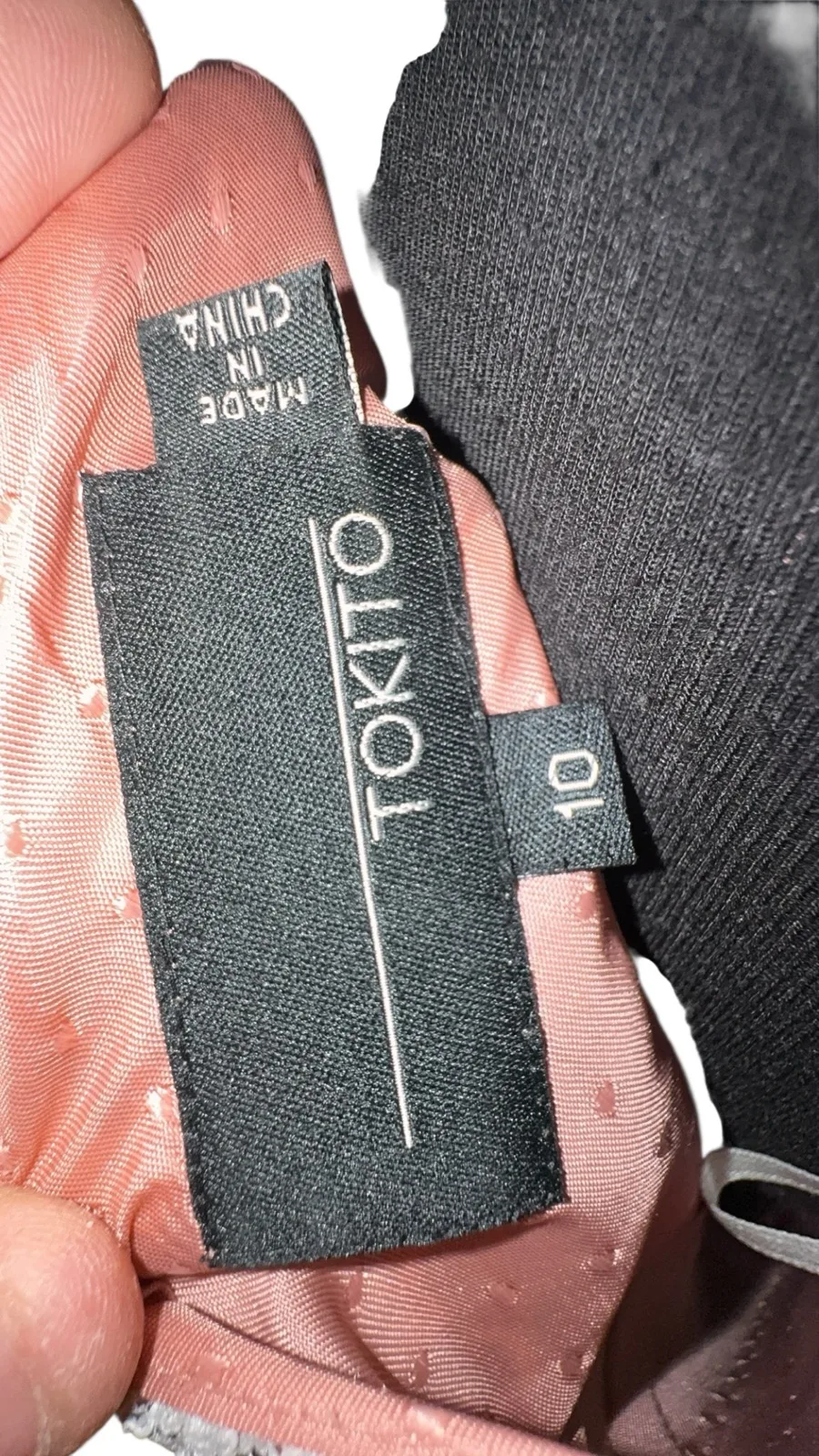 Tokito pink lace thin strap 10 dress — photo 6