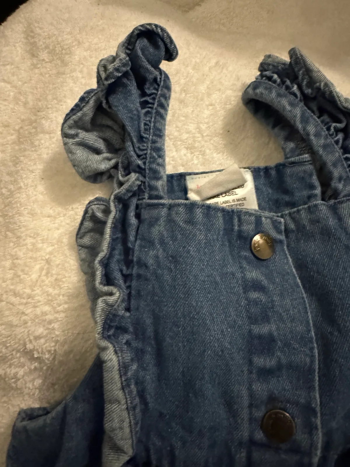 Jack & Milly sz 1 denim overalls – photo 4