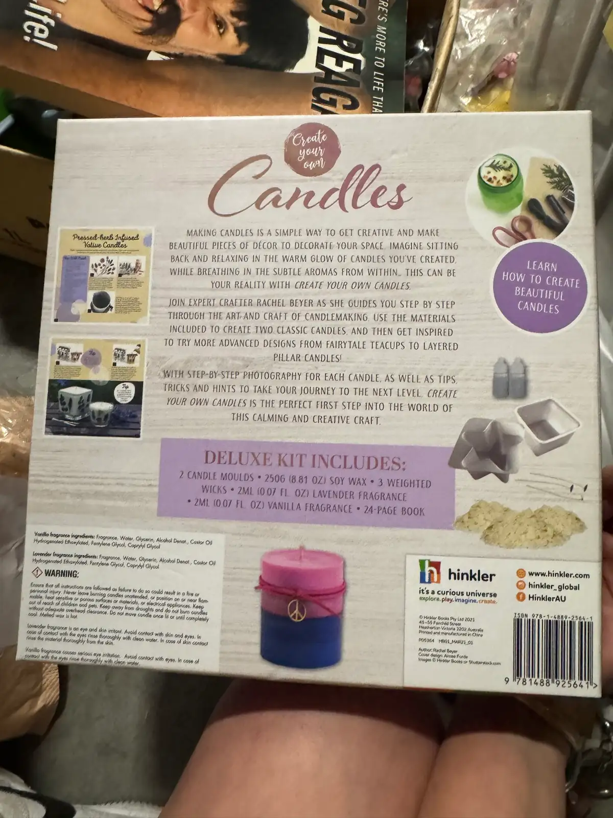 Candle making gift set book box – photo 2
