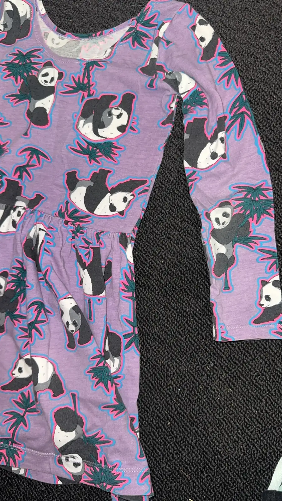 Bonds girls purple Panda Dress Sz 4 – photo 3