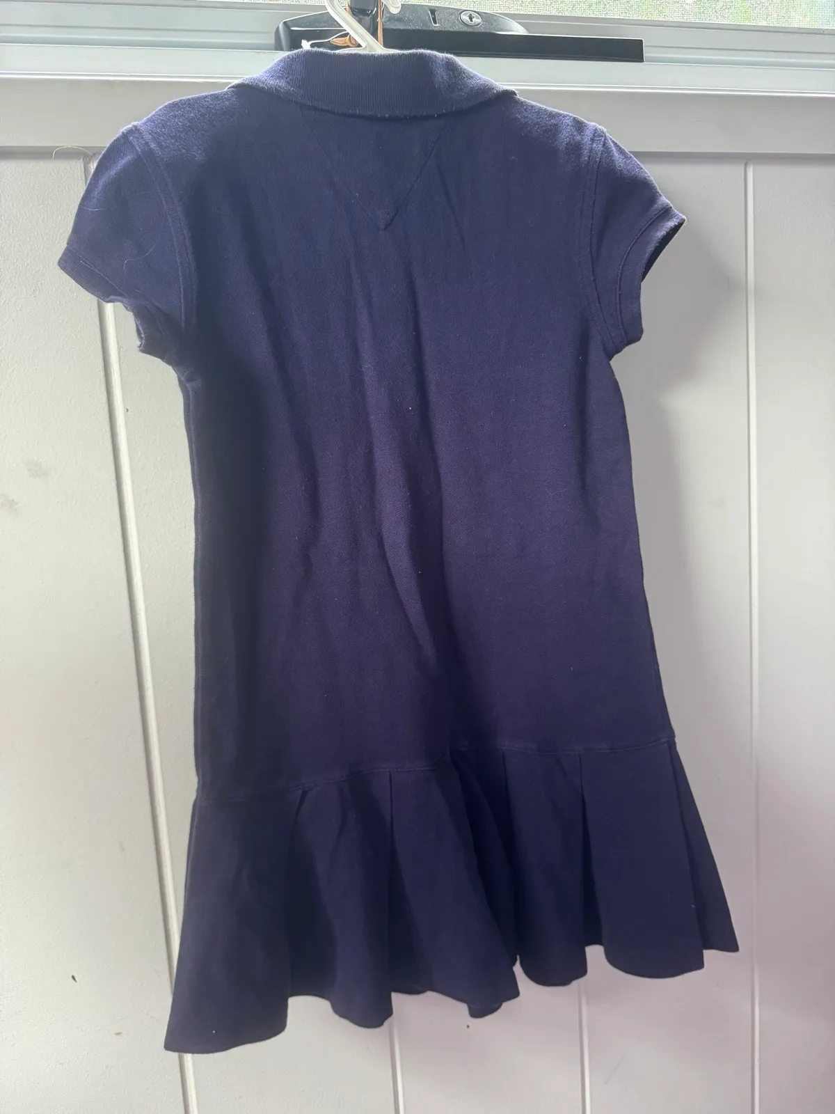 Tommy Hilfiger navy pleated tennis dress girls Sz 5 – photo 2