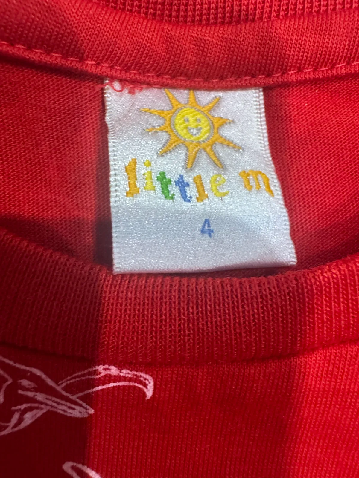 Boys sz 4 red dinosaur tshirt — photo 3